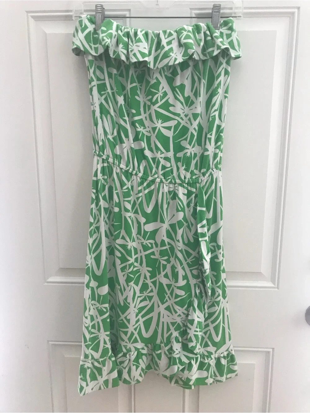 LILLY PULITZER Flor Dress in the Green Bean Light My Fire Pattern - Picture 5 of 14
